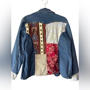 Vintage Mary-Kate and Ashley Patchwork Jean Jacket